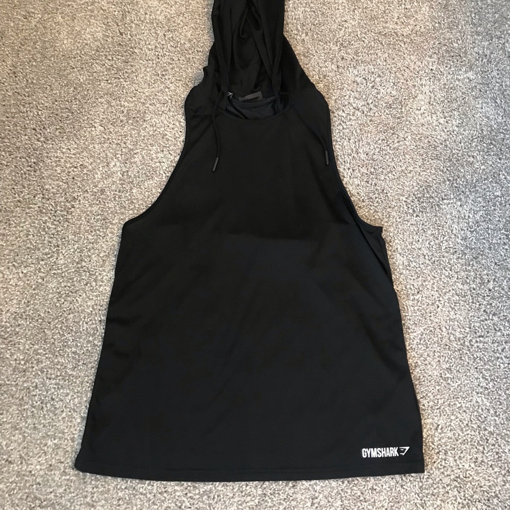 Gymshark black hoodie shirt sz m